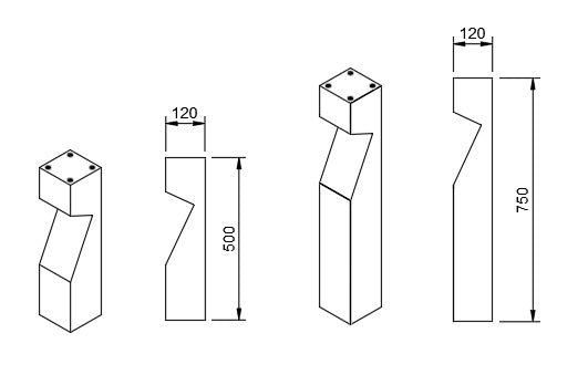 QSK - słupek oświetleniowy